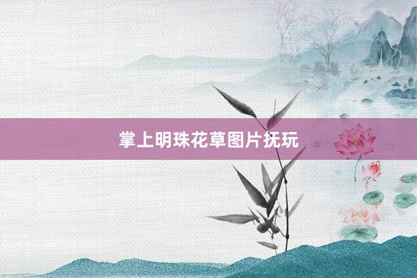 掌上明珠花草图片抚玩